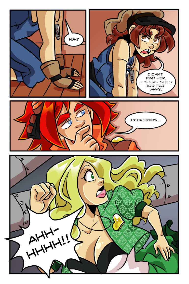 Jill should really cover up more of her chest with that speech bubble. She's showing *quite* a lot of skin for a lady!