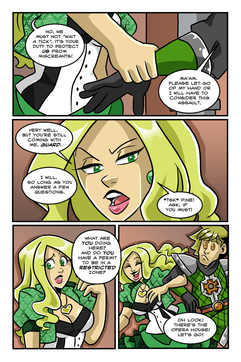 At the end of this, I'm going to count all the words Lucien and Jillian say. Considering the story is told from Jill's point of view, I'd imagine that she'd have more words... But somehow... I doubt it.